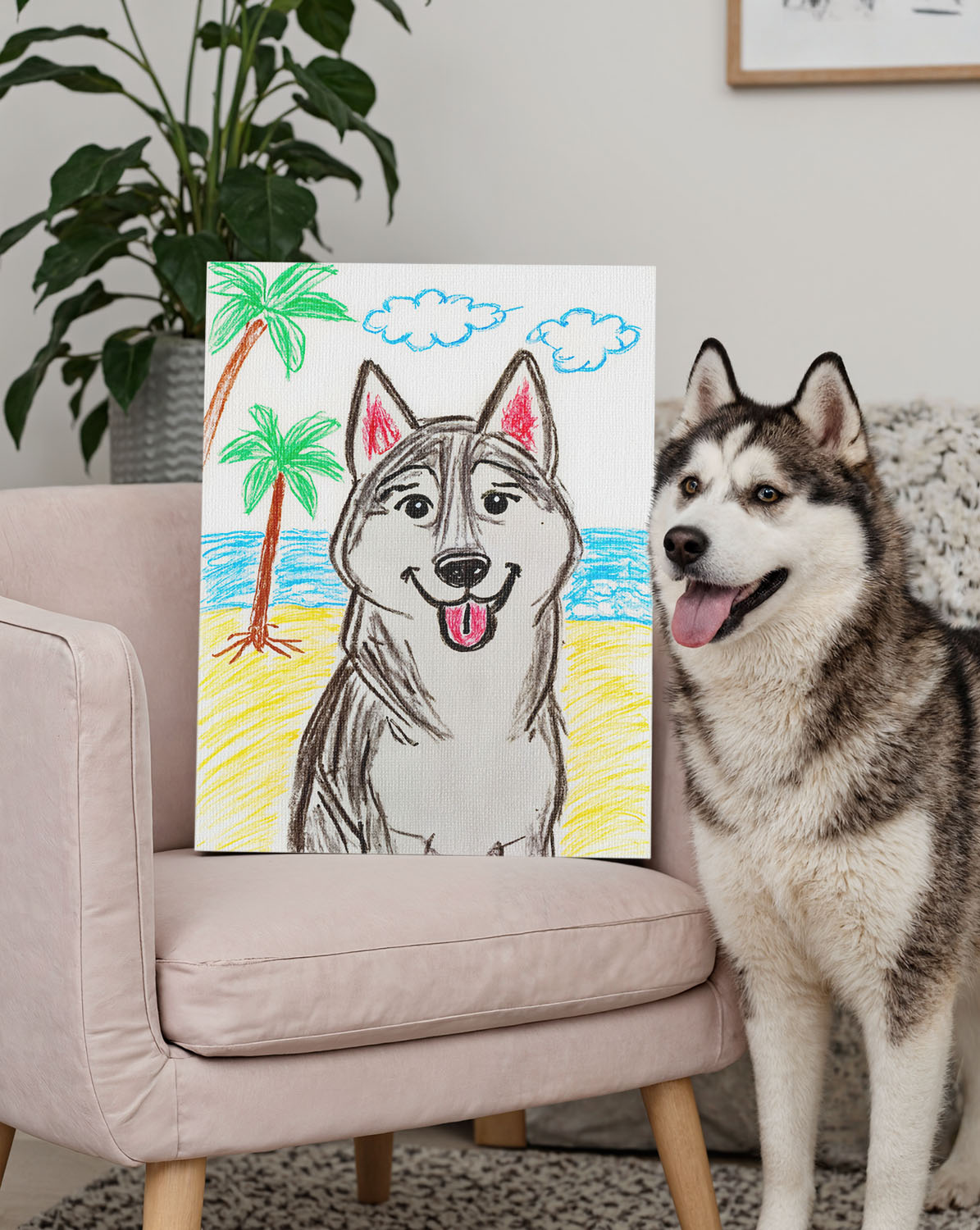 Children's Crayon Drawing Style 1