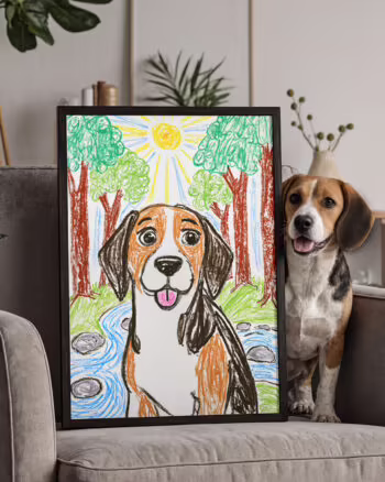 WPB Fashion V1 Childrens Crayon Drawing Style 3