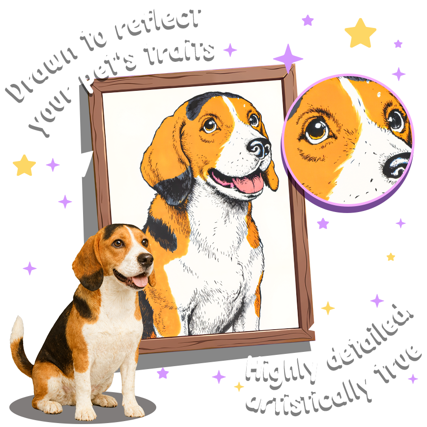 Vintage Comic Book - Custom Pet Portrait Poster Canvas Vintage Comic Book Cover