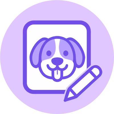 benefit 1 Modern Cartoon Illustration Style - Custom Pet Portrait Poster Canvas benefit 1